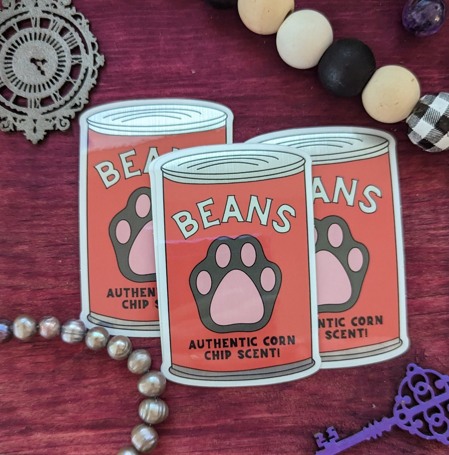 Toes Beans Sticker