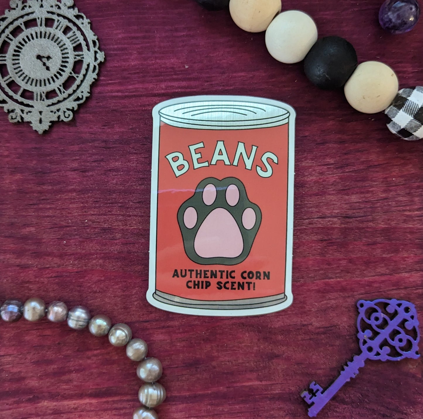 Toes Beans Sticker