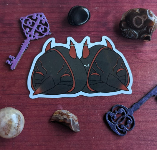 Love and Deepspace Twins Double Trouble Luke and Kieran Vinyl Sticker