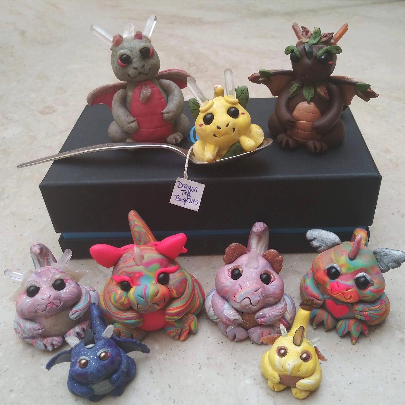 Clay Dragon Chonk Mini Chonks Mega Chonks Custom Kawaii